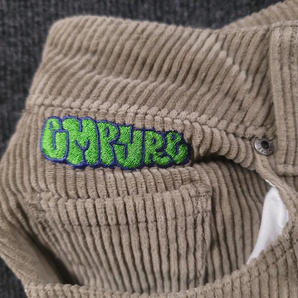 Empyre Womens‎ Tori Olive Green Corduroy Skate Pants Size 0 Classic Cotton